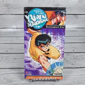 Yu Yu Hakusho Vol 19 Tournament’s End Ghost Files VHS Tape RARE & HTF New SEALED